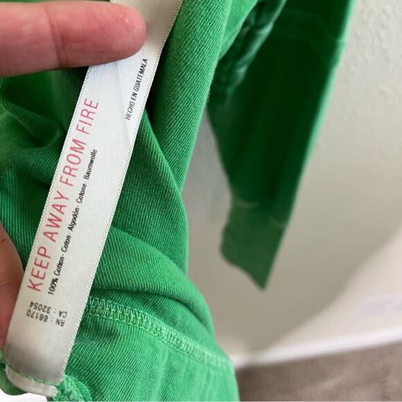 Free People FP Movement Women's All Star Layer Long Sleeve Green Womens Size S - Picture 8 of 8